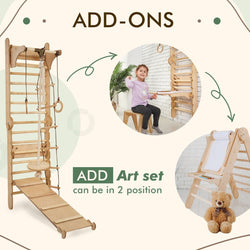 Swedish Ladder Set + Swing Gym 3in1 + Slide Board + Triangle Ladder (ONLINE ORDER ONLY)
