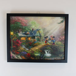 Sweetheart Bridge (Mickey & Minnie Mouse) Disney Thomas Kinkade Framed Art Print (ONLINE ORDER ONLY)