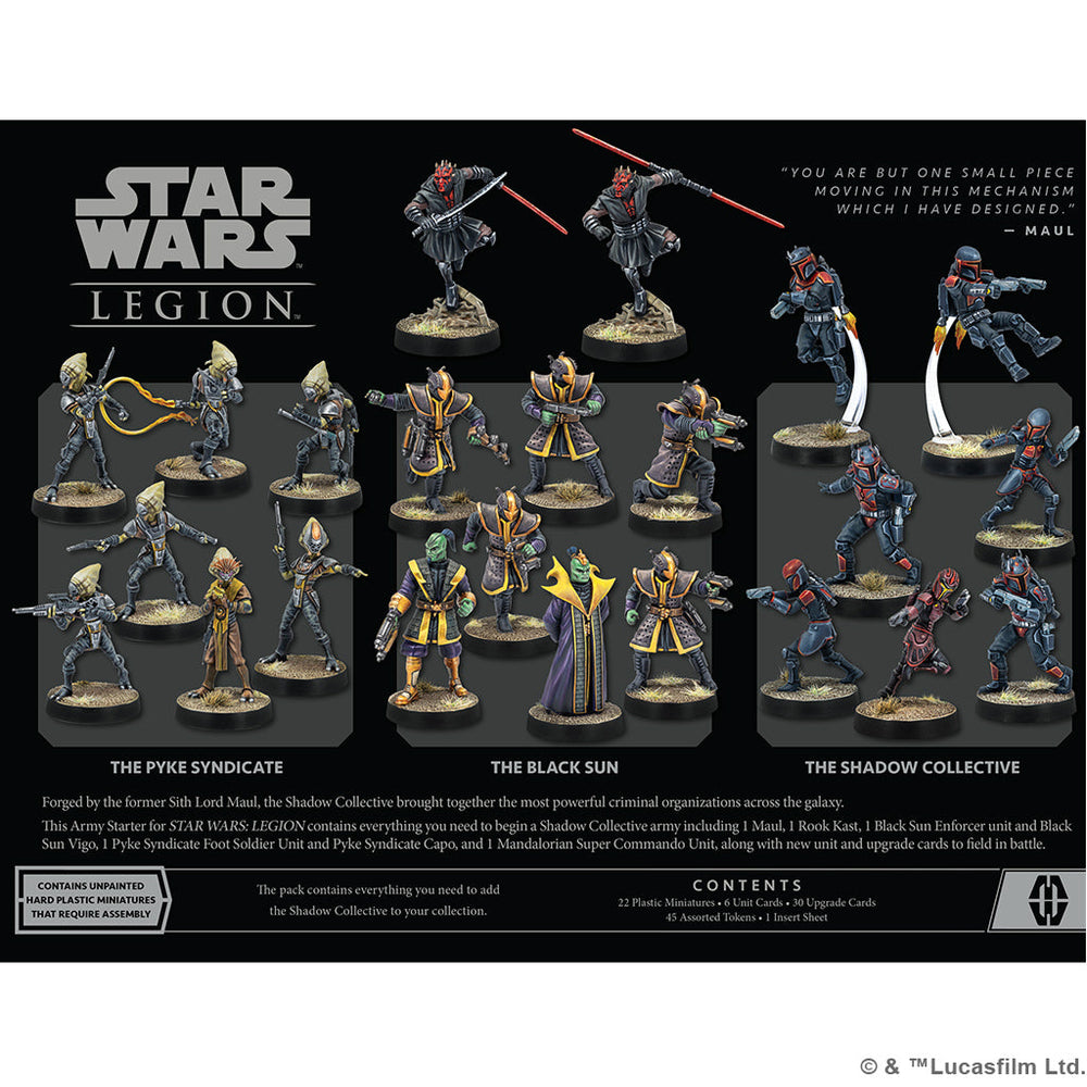 Star Wars Legion: Shadow Collective Mercenary Starter (ONLINE ORDER ONLY)