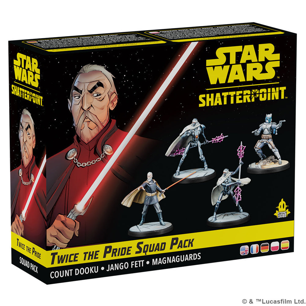 Star Wars Shatterpoint: Twice the Pride - Count Dooku Squad Pack (ONLINE ORDER ONLY)