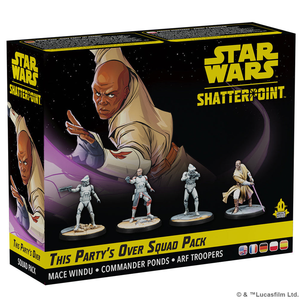Star Wars Shatterpoint: This Party's Over: Mace Windu Squad Pack (ONLINE ORDER ONLY)