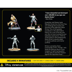 Star Wars Shatterpoint: This Party's Over: Mace Windu Squad Pack (ONLINE ORDER ONLY)