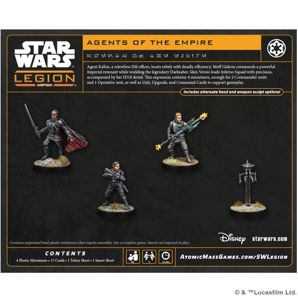 Star Wars Legion - Agents of the Empire (ONLINE ORDER ONLY)
