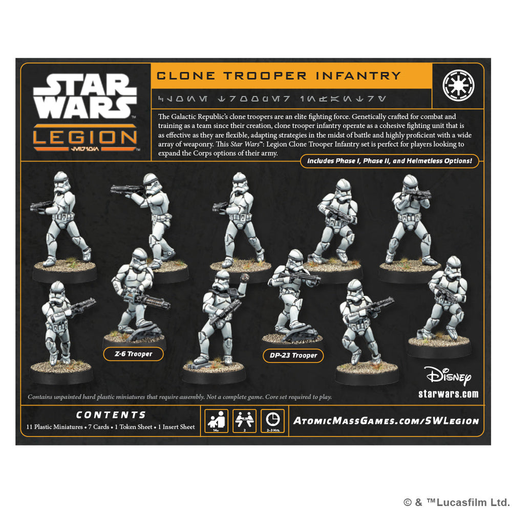 Star Wars Legion: Clone Troopers Infantry (ONLINE ORDER ONLY)