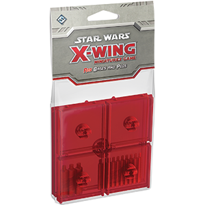 Star Wars X-Wing 1st Edition: Red Bases and Pegs (ONLINE ORDER ONLY)