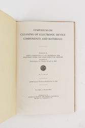 Symposium on Cleaning of Electronic Device Components and Materials (ONLINE ORDER ONLY)