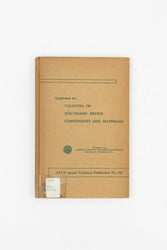 Symposium on Cleaning of Electronic Device Components and Materials (ONLINE ORDER ONLY)
