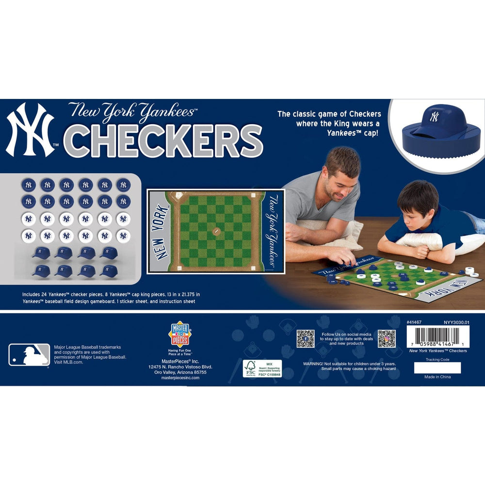 New York Yankees Checkers Board Game (ONLINE ORDER ONLY)