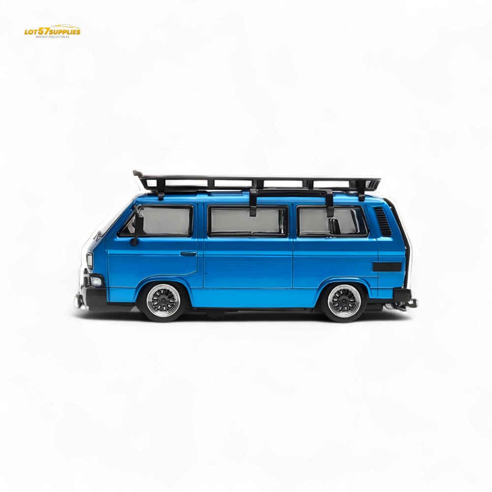 Mortal VW T3 Lowrider Blue - Accessories Included 1:64 (ONLINE ORDER ONLY)
