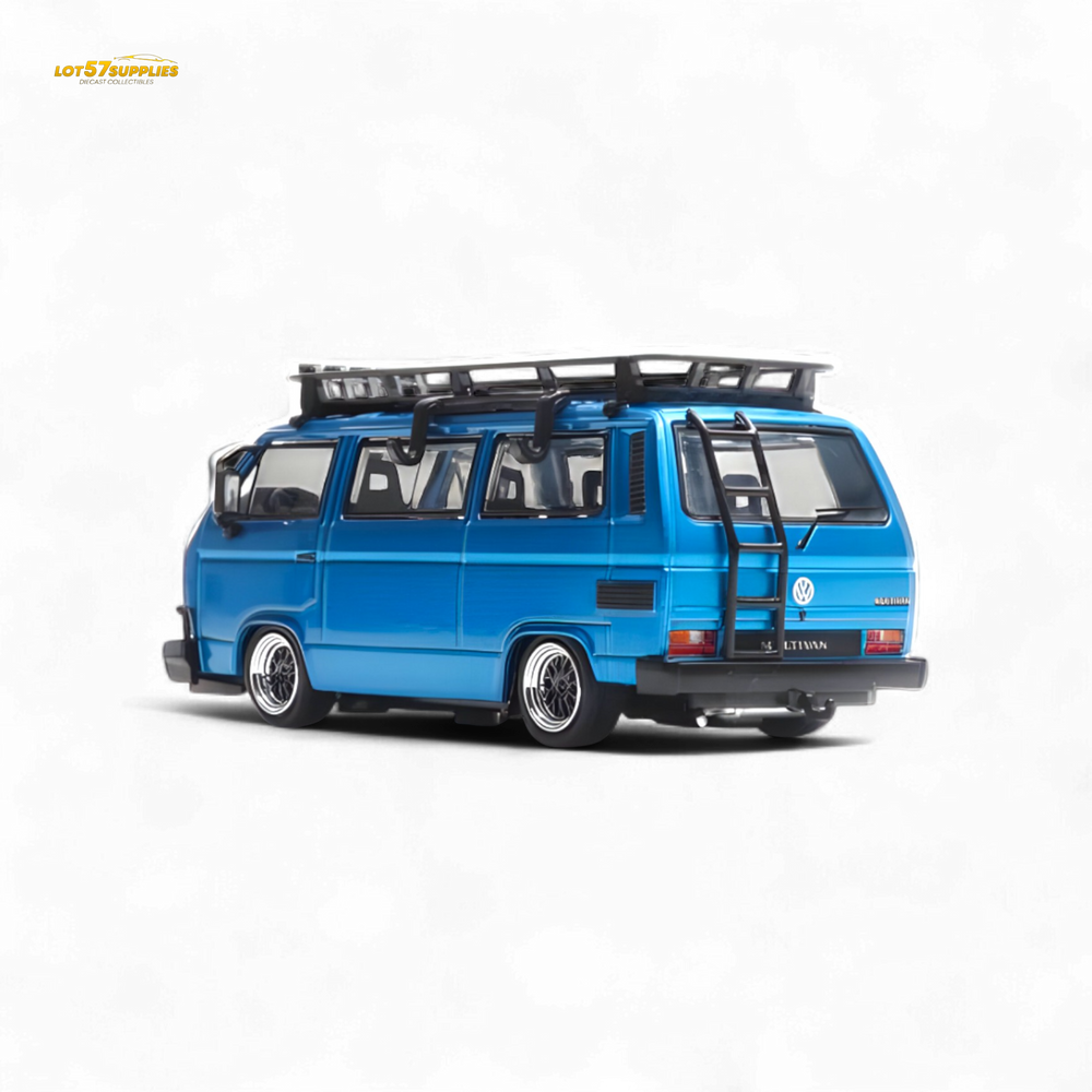 Mortal VW T3 Lowrider Blue - Accessories Included 1:64 (ONLINE ORDER ONLY)