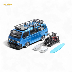 Mortal VW T3 Lowrider Blue - Accessories Included 1:64 (ONLINE ORDER ONLY)