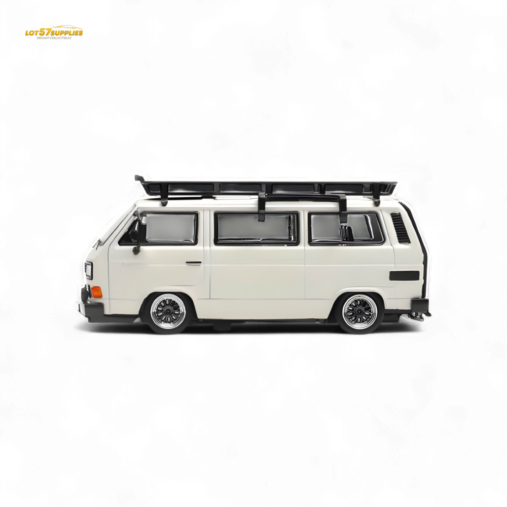 Mortal VW T3 Lowrider White - Accessories Included 1:64 (ONLINE ORDER ONLY)