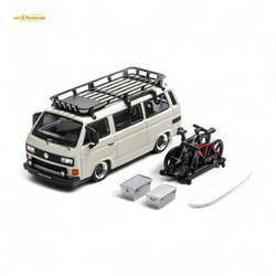 Mortal VW T3 Lowrider White - Accessories Included 1:64 (ONLINE ORDER ONLY)