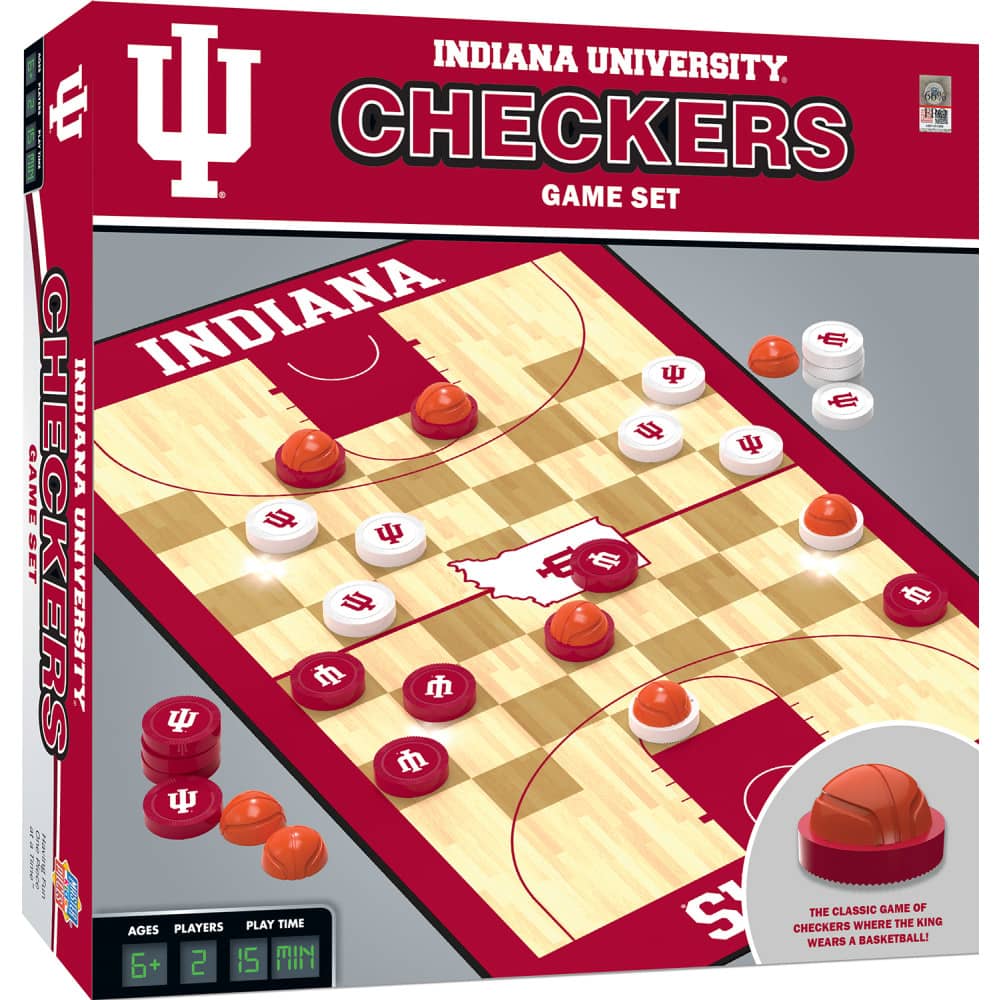Indiana Hoosiers Checkers Board Game