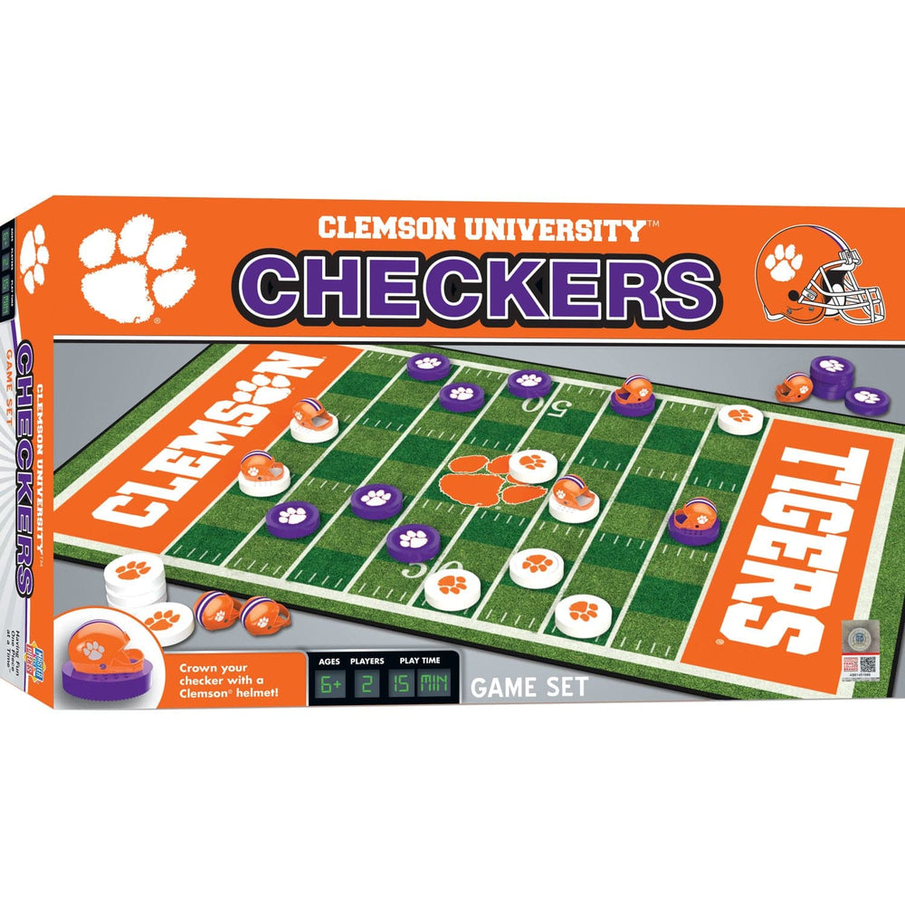 Clemson Tigers Checkers Board Game (ONLINE ORDER ONLY)