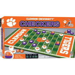 Clemson Tigers Checkers Board Game (ONLINE ORDER ONLY)