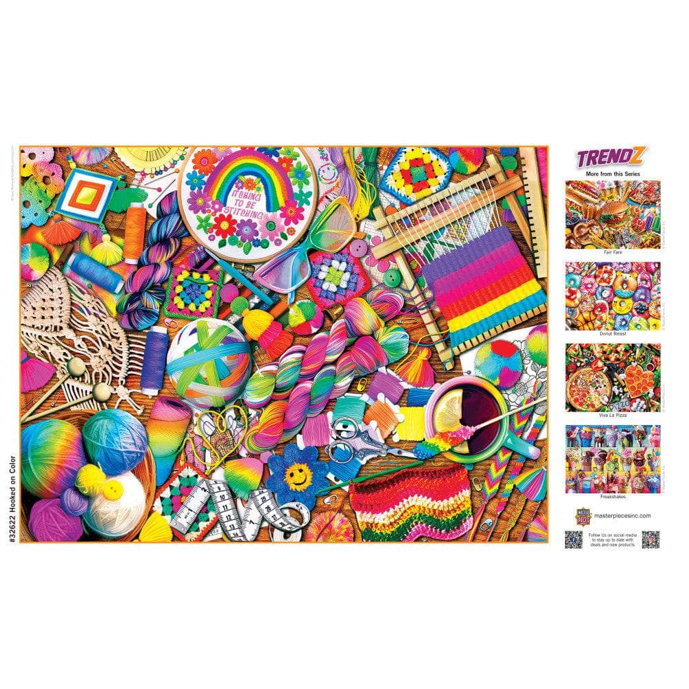 Trendz - Hooked on Color 300 Piece EZ Grip Jigsaw Puzzle