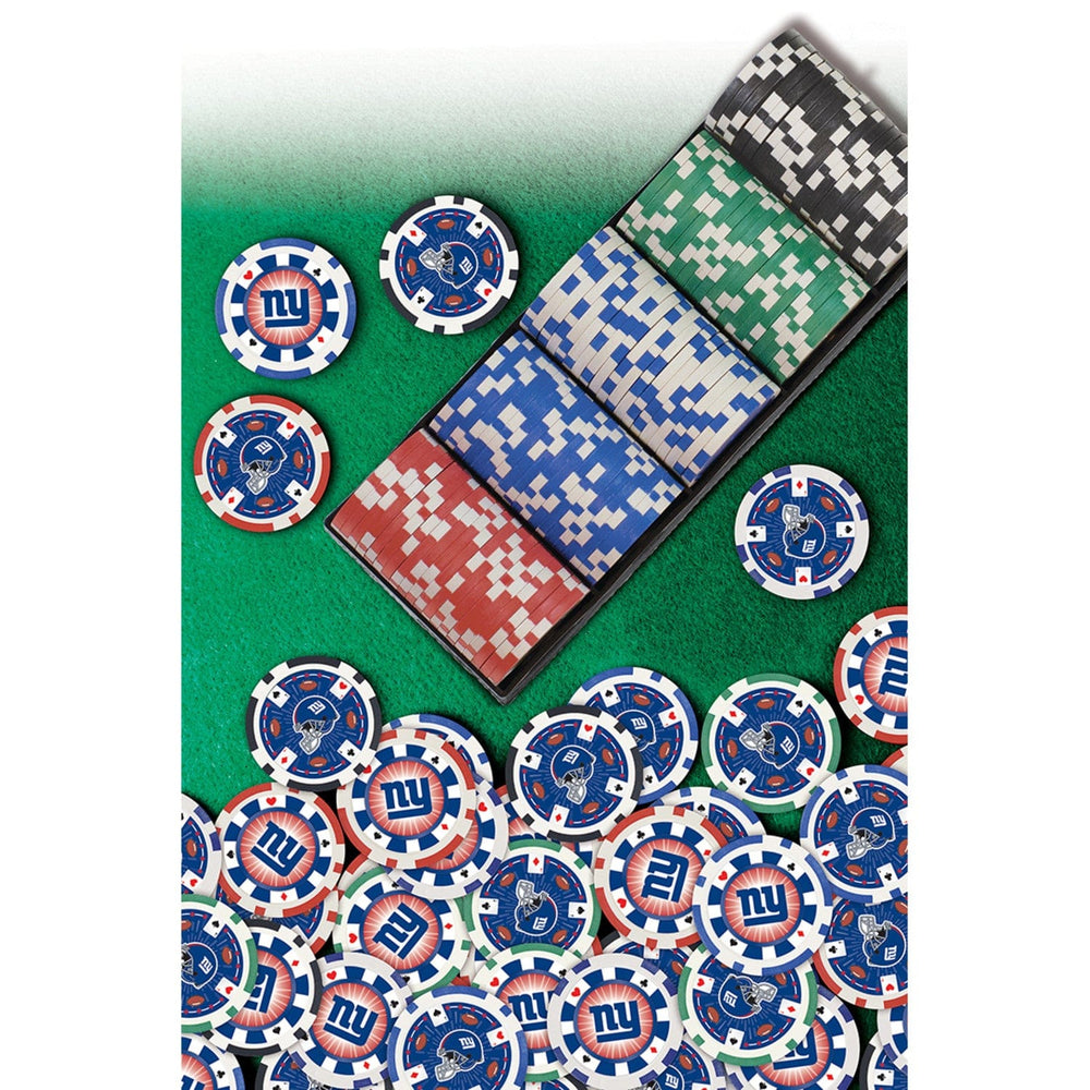 New York Giants 100 Piece Poker Chips (ONLINE ORDER ONLY)