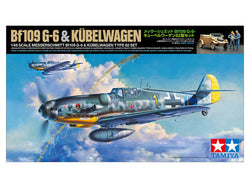 Tamiya 1/48 Messerschmitt Bf109 G-6 & Kubelwagen Type 82 Plastic (ONLINE ORDER ONLY)