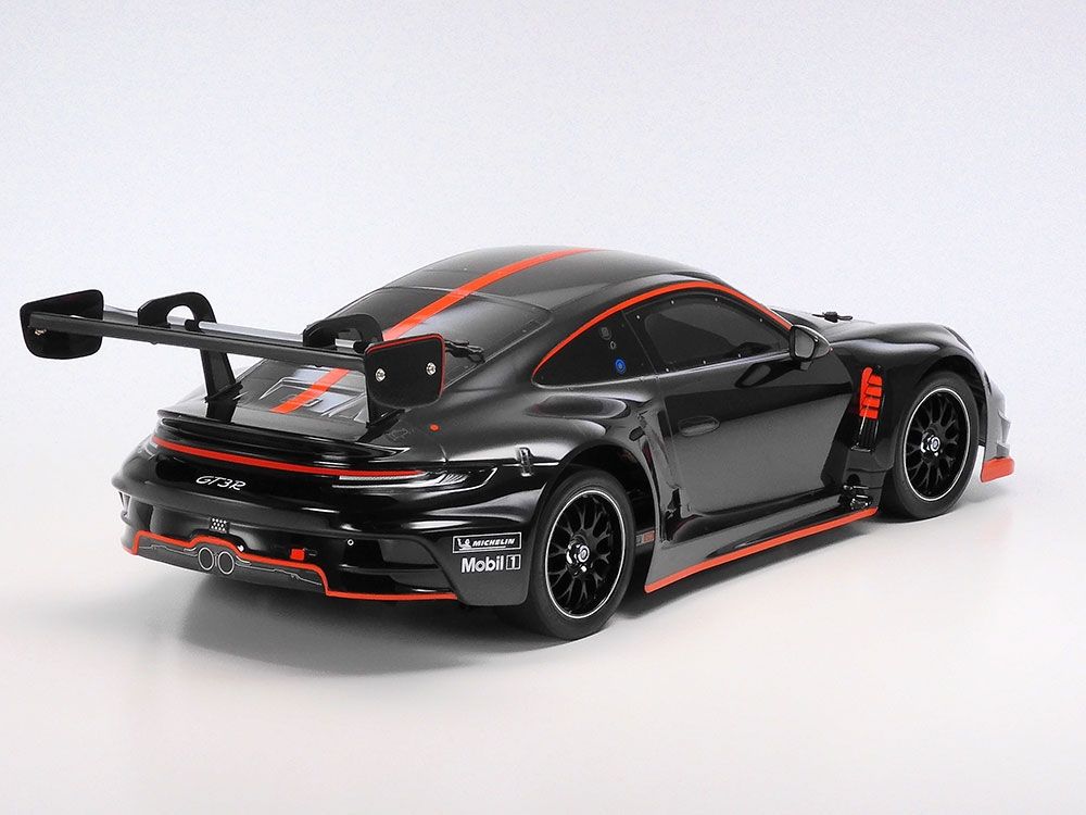 Tamiya 1/10 R/C Porsche 911 GT3 R (992) Black Painted Body TT-02 47512 (ONLINE ORDER ONLY)