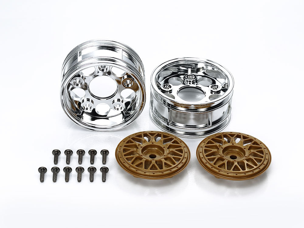 Tamiya 2-Piece Mesh Wheels (pr) (ONLINE ORDER ONLY)