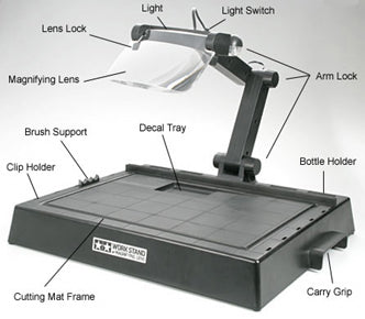 Tamiya Work Station with Magnifying Lens (ONLINE ORDER ONLY)