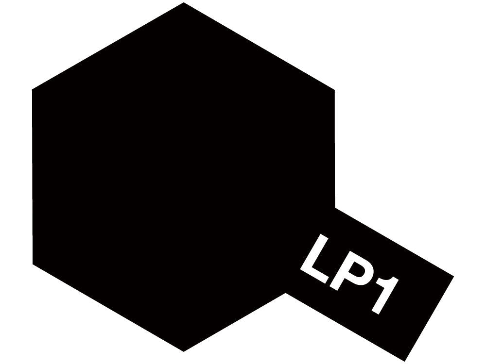 Tamiya Lacquer Paint LP-1 Black 10ml Bottle (ONLINE ORDER ONLY)