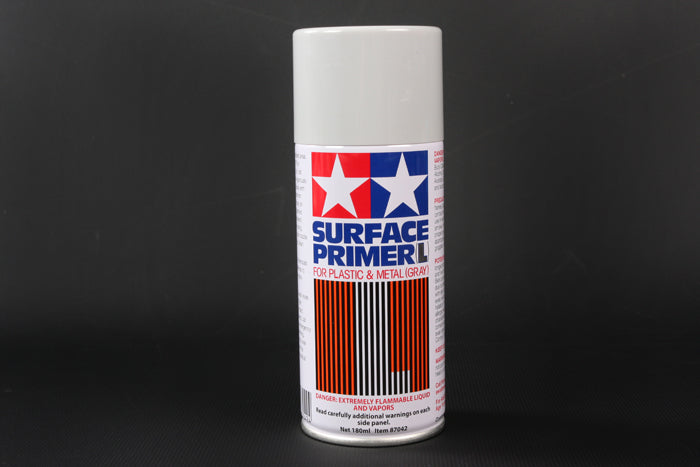 Tamiya Surface Primer L Gray 180ml Spray Can (ONLINE ORDER ONLY)