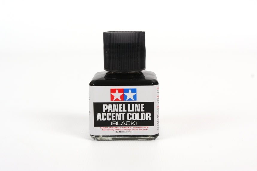 Tamiya Panel Line Accent Color Black Paint 40ml Bottle (ONLINE ORDER ONLY)