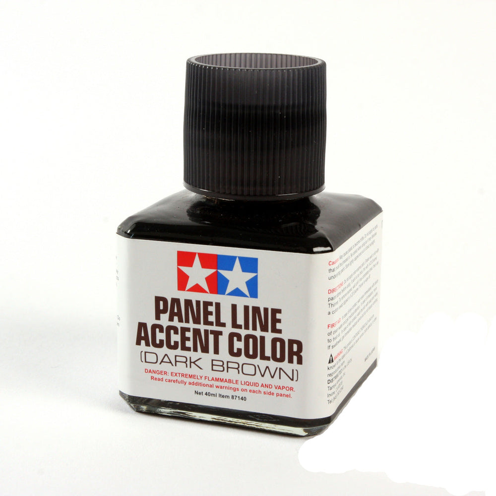 Tamiya Panel Line Accent Color Dark Brown Paint 40ml Bottle (ONLINE ORDER ONLY)