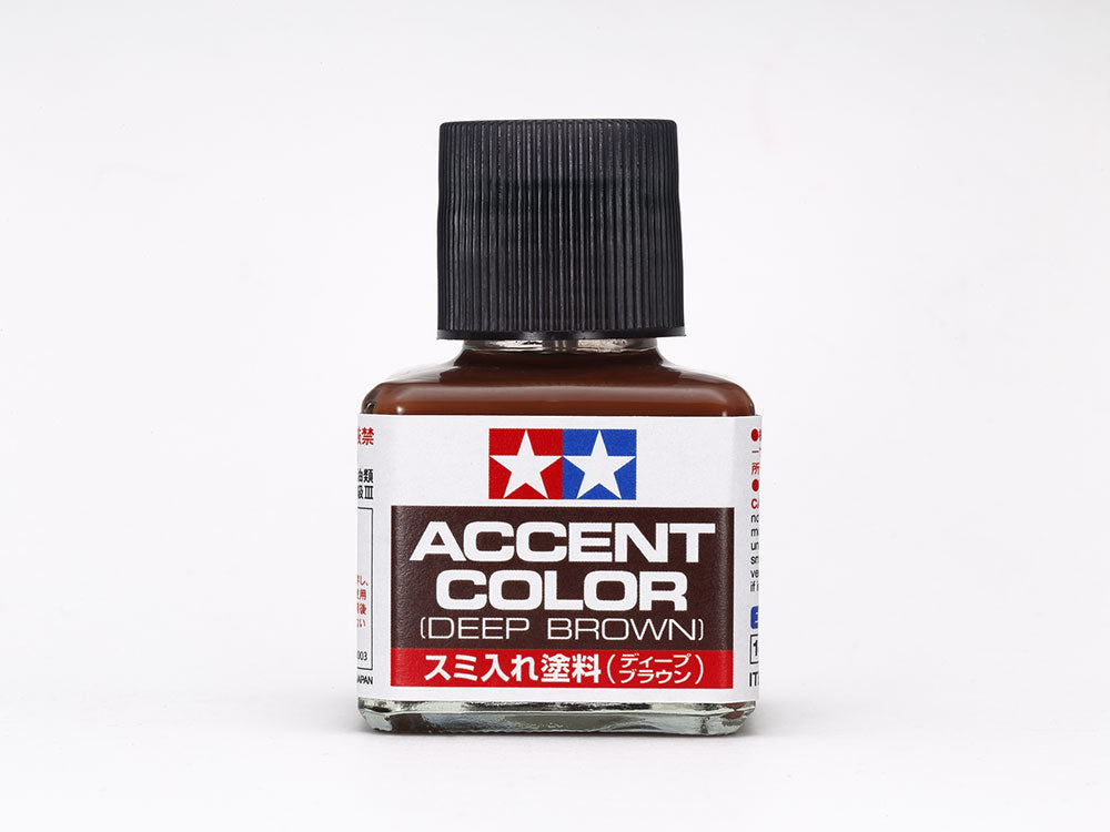 Tamiya Figure Accent Color Dark Red-Brown 40ml Bottle (ONLINE ORDER ONLY)