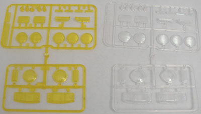 Tamiya P Parts Clear Lens Parts for Bruiser and Hilux Toyota Cab (ONLINE ORDER ONLY)