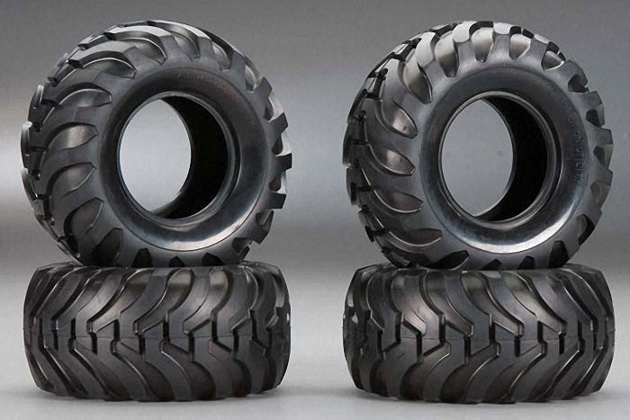 Tamiya Tire Set for Blackfoot and Bruiser (4pcs) (ONLINE ORDER ONLY)