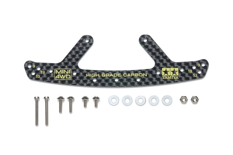Tamiya JR HG Front Bumper Plate, Carbon 1.5mm 95692 (ONLINE ORDER ONLY)