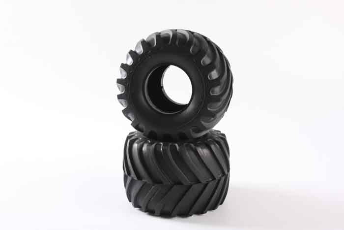 Tamiya All-Traction Utility Rubber V-Tread (Chevron) Tires (2) (ONLINE ORDER ONLY)