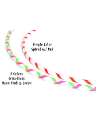 Aqua Seaglass 3/4" HDPE Hoops (ONLINE ORDER ONLY)