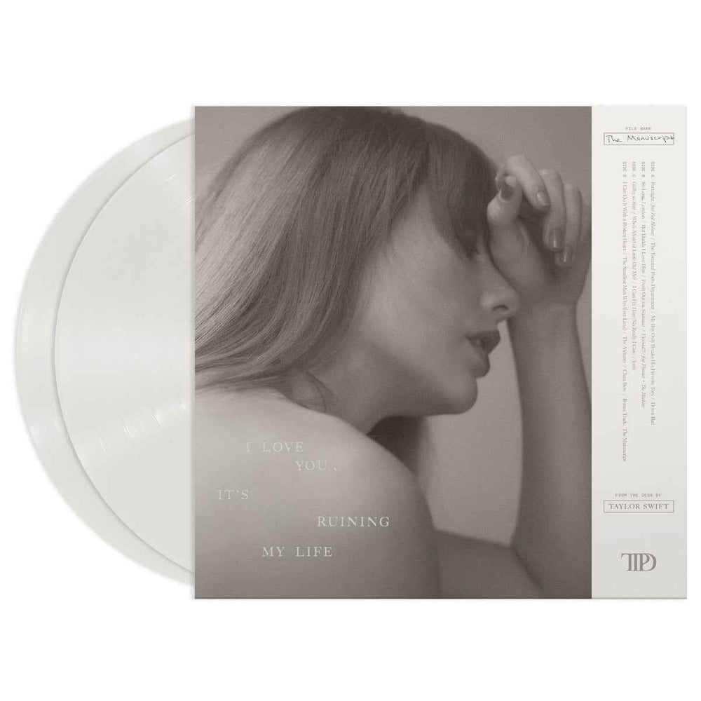 THE TORTURED POETS DEPARTMENT [Ghosted White 2 LP] [Vinyl] (ONLINE ORDER ONLY)
