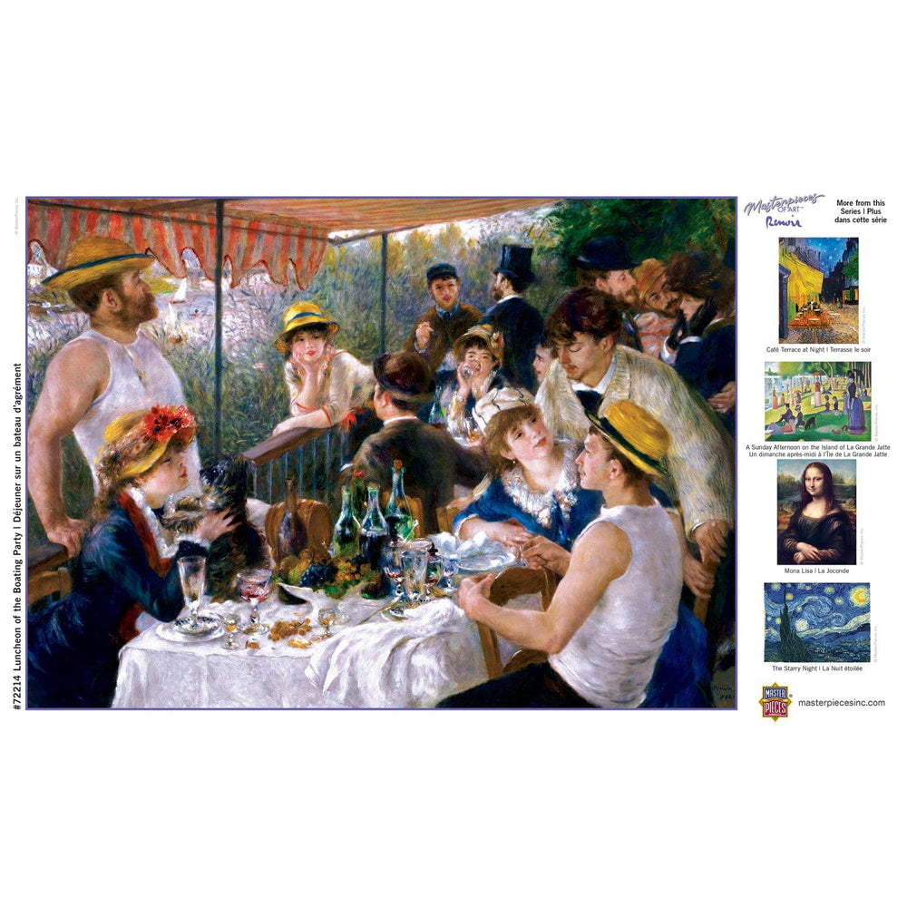 MasterPieces of Art - Luncheon of the Boating Party 1000 Piece Jigsaw Puzzle (ONLINE ORDER ONLY)
