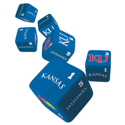 Kansas Jayhawks Dice Set - 19mm (ONLINE ORDER ONLY)