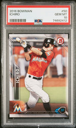 2016 BOWMAN ICHIRO #50 - PSA 10 (Online Order Only)