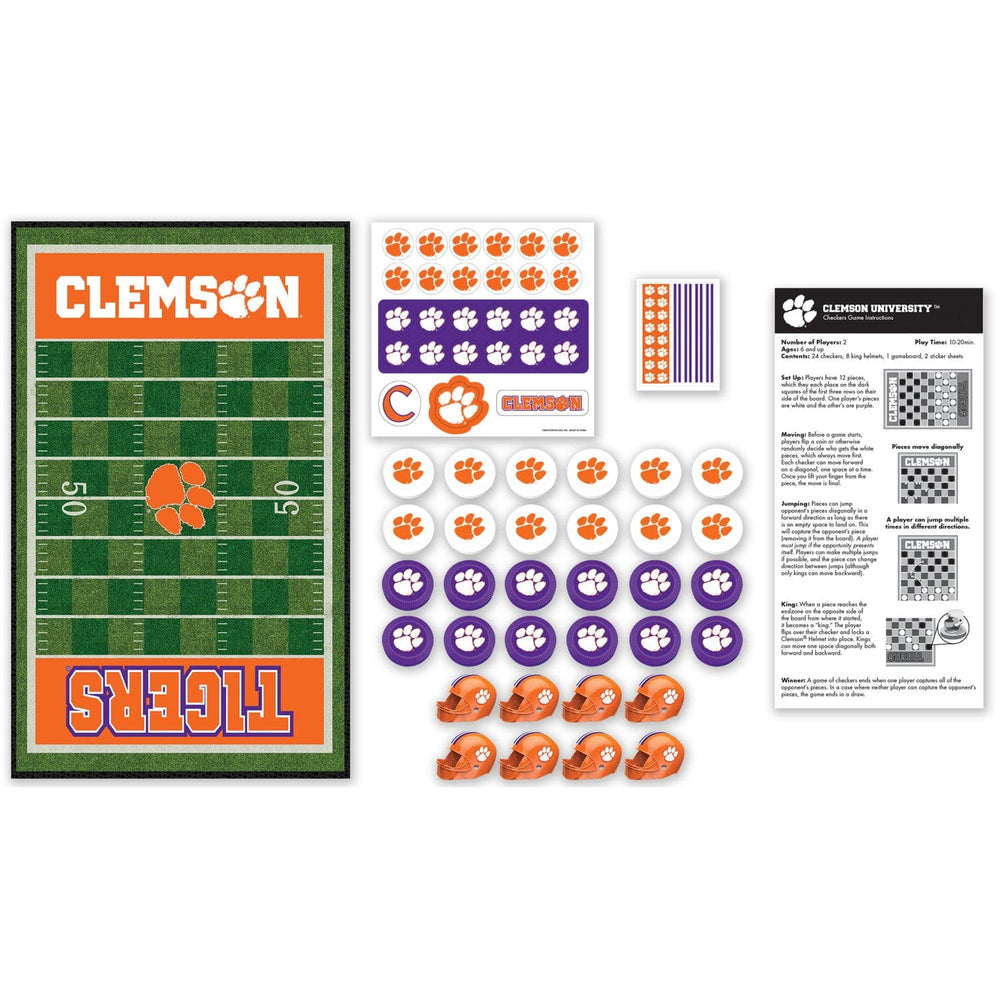 Clemson Tigers Checkers Board Game (ONLINE ORDER ONLY)
