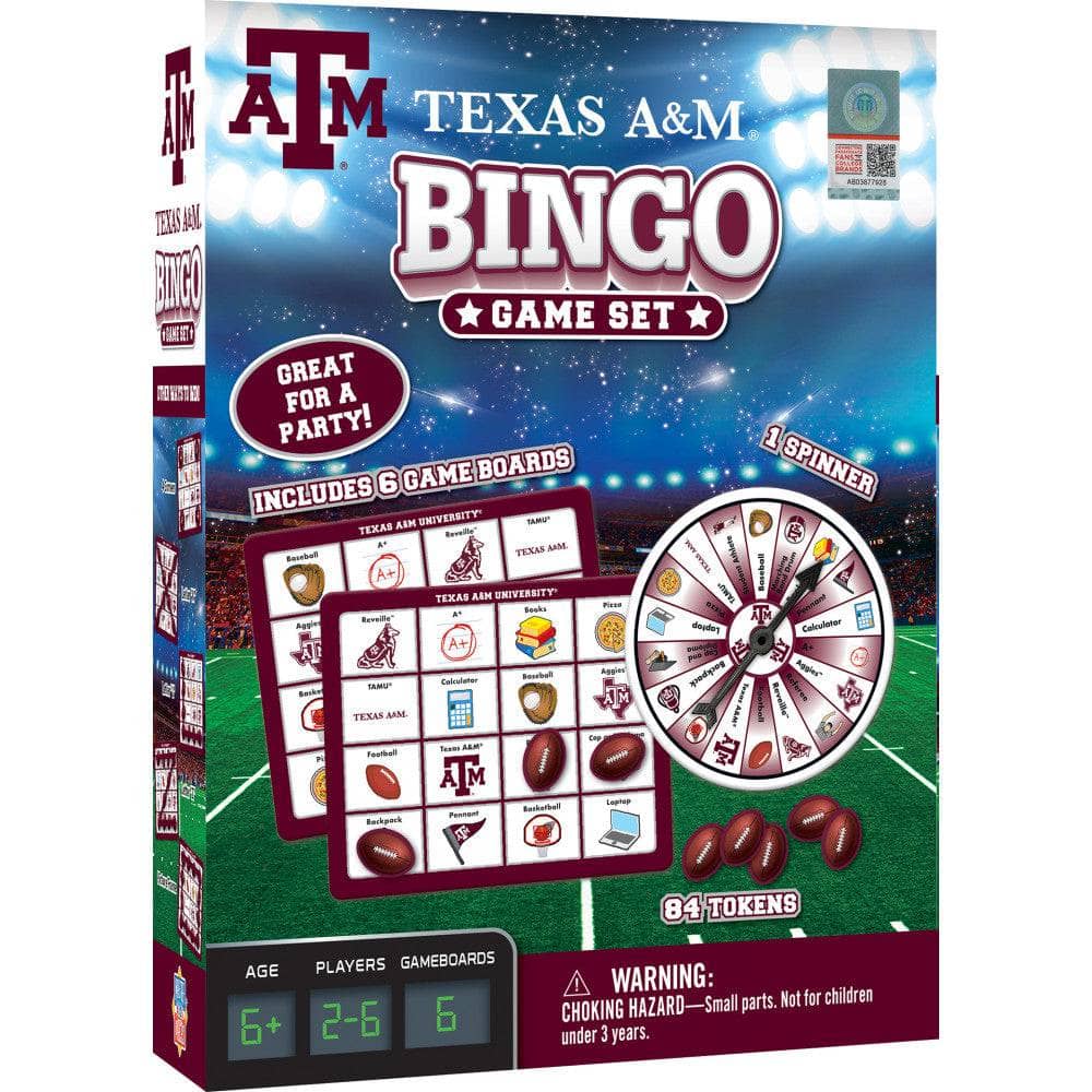 Texas A&M Aggies NCAA Bingo Game (ONLINE ORDER ONLY)