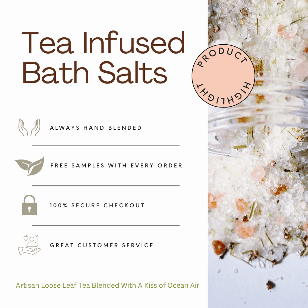 Beach Getaway Tea-Infused Bath Salts (ONLINE ORDER ONLY)