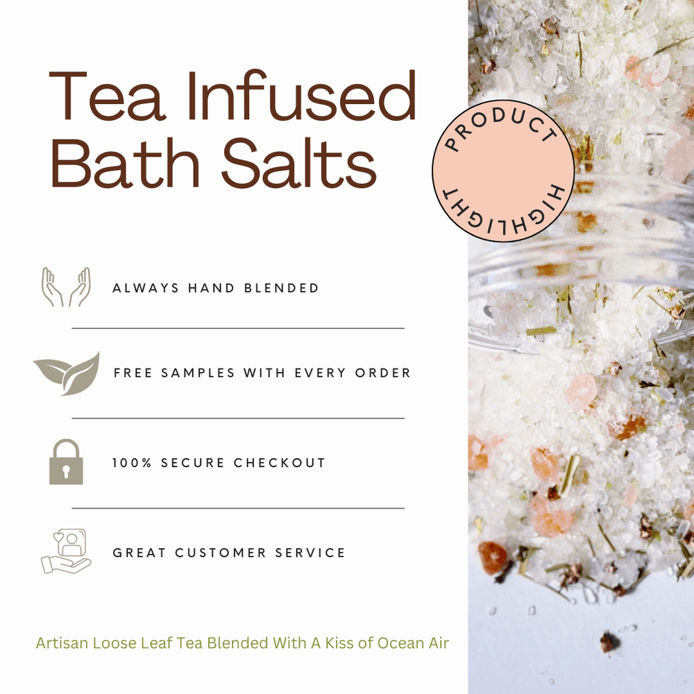 Lumberjack Tea-Infused Bath Salts (ONLINE ORDER ONLY)