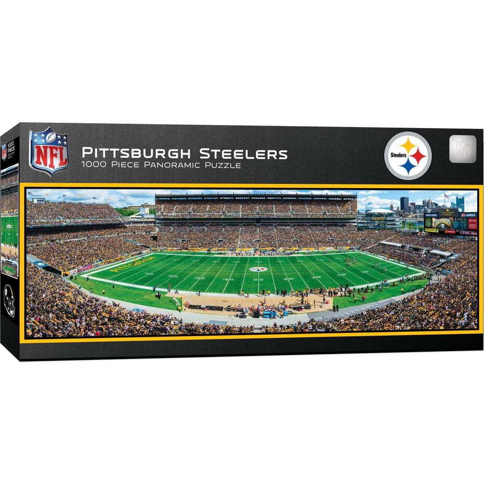 Pittsburgh Steelers - 1000 Piece Panoramic Jigsaw Puzzle - Center View (ONLINE ORDER ONLY)