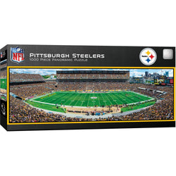 Pittsburgh Steelers - 1000 Piece Panoramic Jigsaw Puzzle - Center View (ONLINE ORDER ONLY)