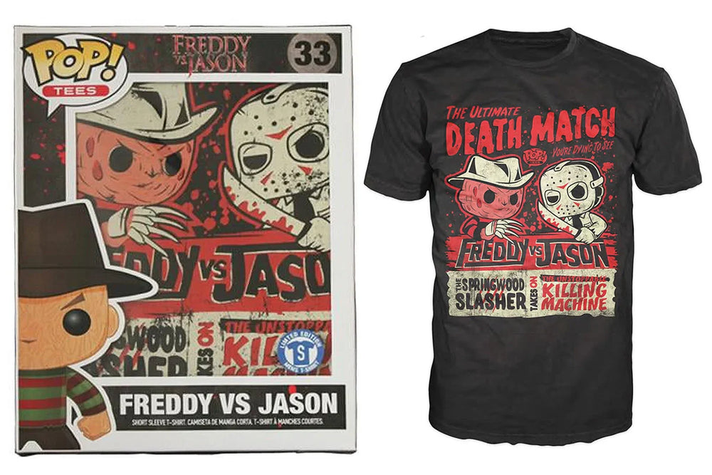 Pop Tees Freddy VS. Jason (Death Match, M) - Hot Topic Exclusive (Online Order Only)