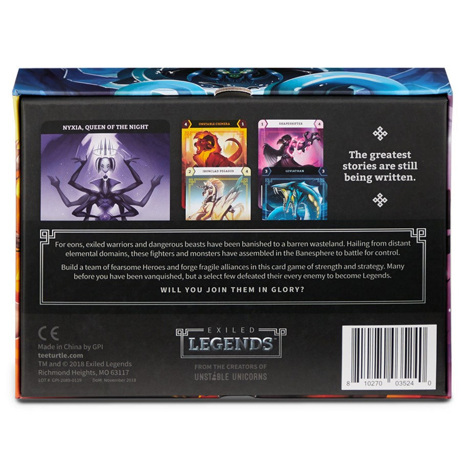 Exiled Legends (ONLINE ORDER ONLY)