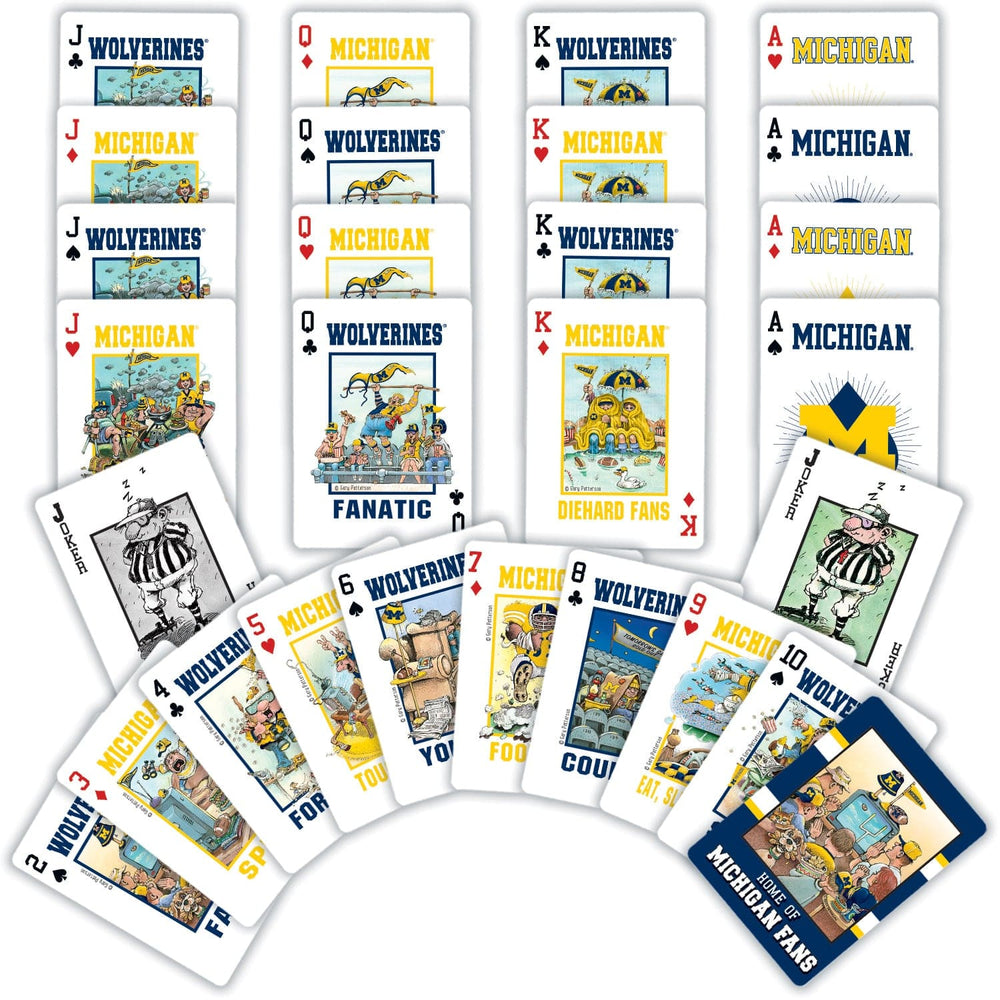 Michigan Wolverines Fan Deck Playing Cards - 54 Card Deck (ONLINE ORDER ONLY)