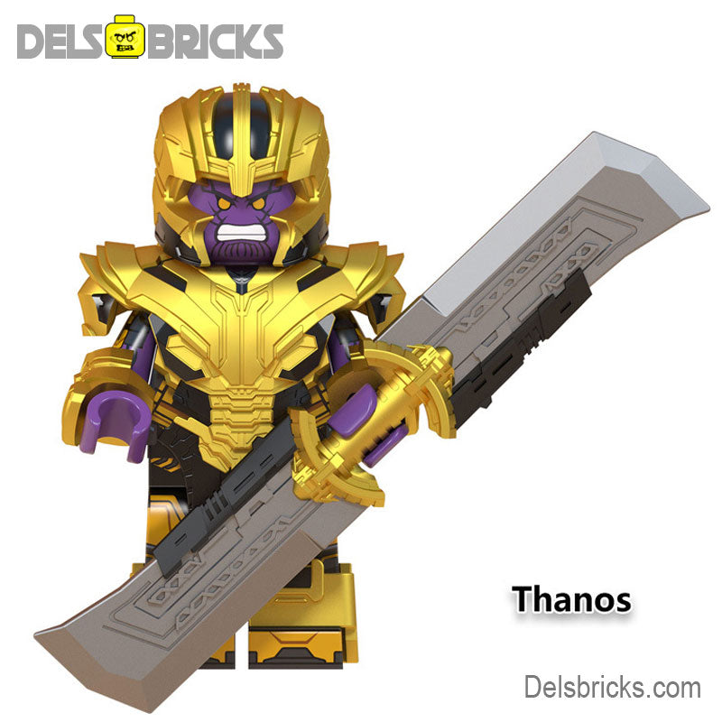 Thanos Avengers Minifigures Lego Minifigures Custom Toys (ONLINE ORDER ONLY)